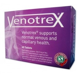 Venotrex 静脉曲张灵片 缓解浮肿 伸张血管 60粒