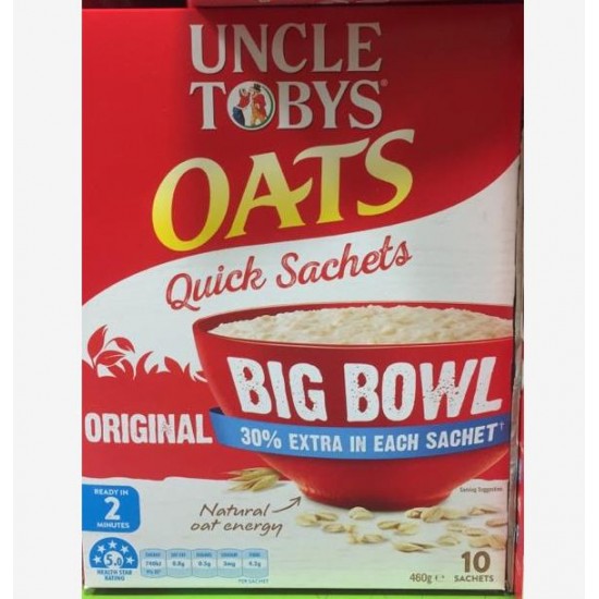 UncleTobys OATS托比叔叔营养谷物燕麦麦片 原味 460克
