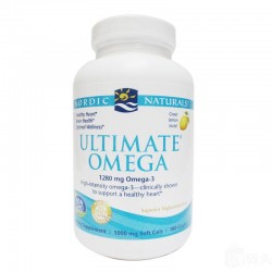 挪威 高端Nordic Naturals ULTIMATE OMEGA 深海鱼油软胶囊180粒 柠檬味