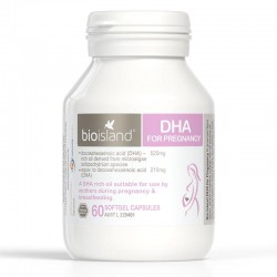 Bioisland孕妇DHA高纯度海藻油孕期哺乳期营养维生素60粒 