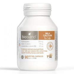 BioIsland 天然乳钙 天然婴儿液态奶钙 90粒