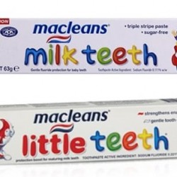 Macleans milk teeth婴幼儿低氟无糖可吞咽牙膏 63g