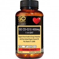 GO Healthy 高之源 400mg Co-Q10心脏辅酶胶囊（每日一粒）60粒