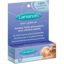 Lansinoh/兰思诺乳头霜羊毛脂膏乳头皲裂保护霜15g哺乳修复