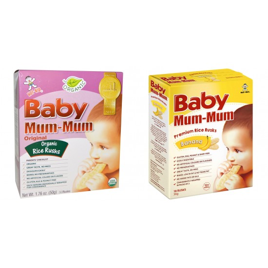 Baby Mum Mum贝比玛玛宝宝米饼 18片