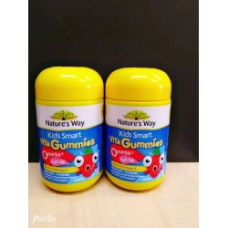 Natures Way儿童omega3鱼油软糖（蓝色） 提升记忆力60粒