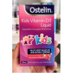 Ostelin Vitamin D Kids婴幼儿维生素D滴剂 草莓味20ml