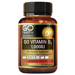 GO Healthy 维生素VD3 1000IU 90 Caps