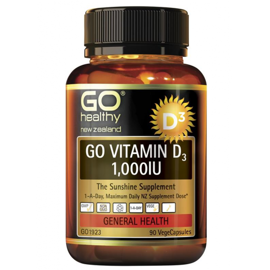 GO Healthy 维生素VD3 1000IU 90 Caps