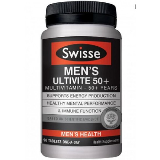 Swisse 50+中老年男士多维生素片90粒