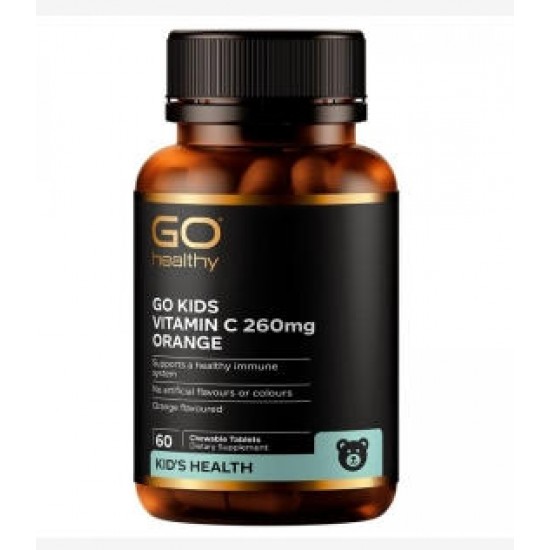 GO Healthy高之源儿童维C咀嚼片 60粒[ 2种口味]