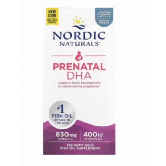 Nordic Naturals 挪威 孕妇及哺乳期DHA鱼油180粒