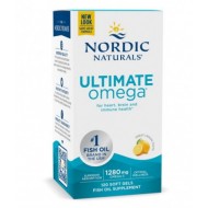 挪威 高端Nordic Naturals ULTIMATE OMEGA 深海鱼油软胶囊120粒 柠檬味