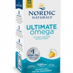 挪威 高端Nordic Naturals ULTIMATE OMEGA 深海鱼油软胶囊120粒 柠檬味