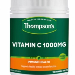 Thompsons 汤普森 1000mg 天然维生素C 150片